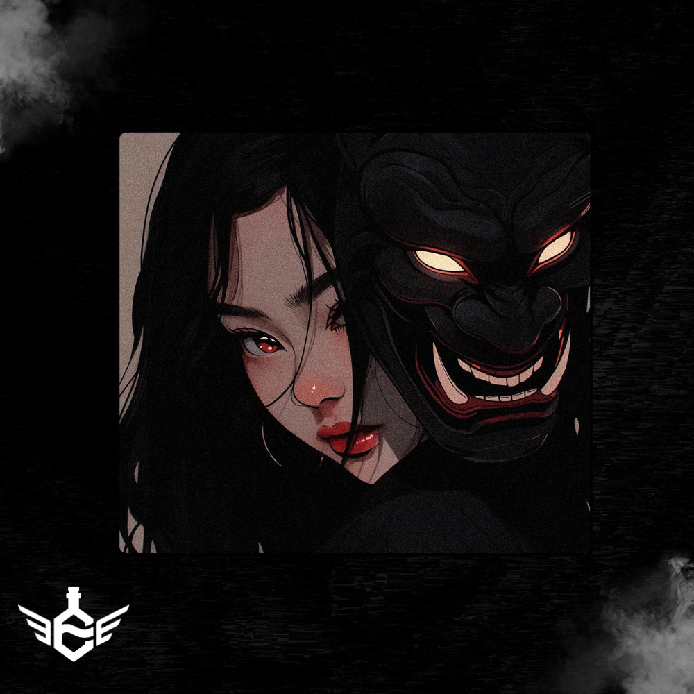 🎮 Premium Masked Girl Mousepad – Built for E-Sports Pros!