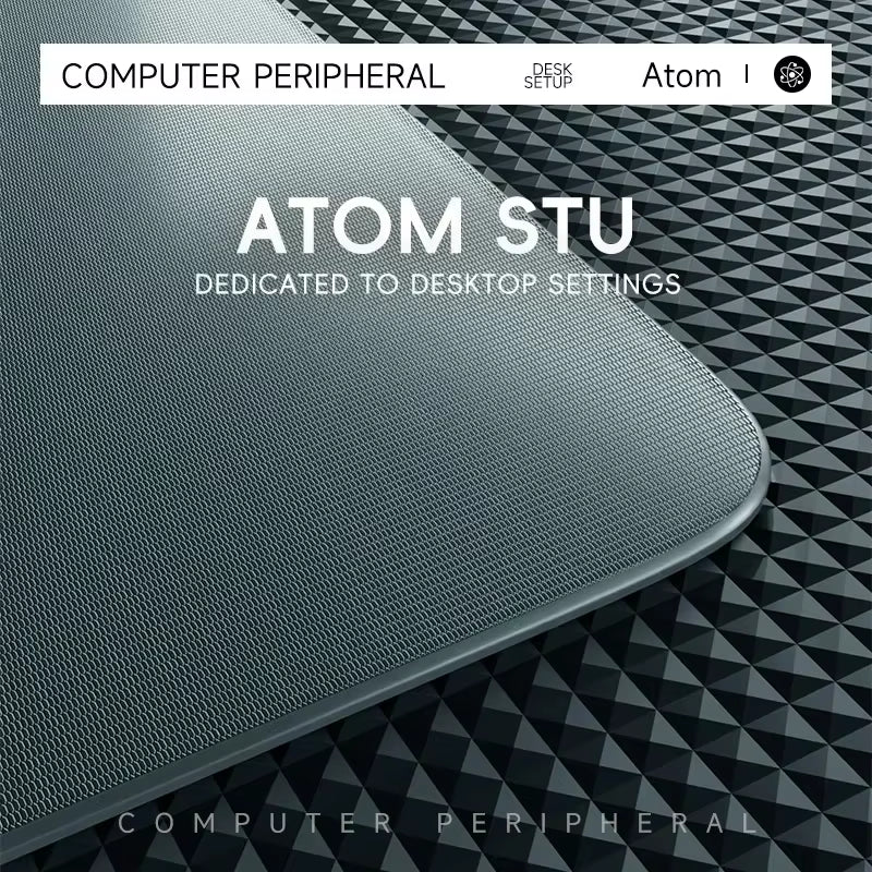 ATOM Glass Gaming Mouse PaD Glass Customized Upgraded Smooth Mousepad FPS Esports Game Desk Mat PC Accessories